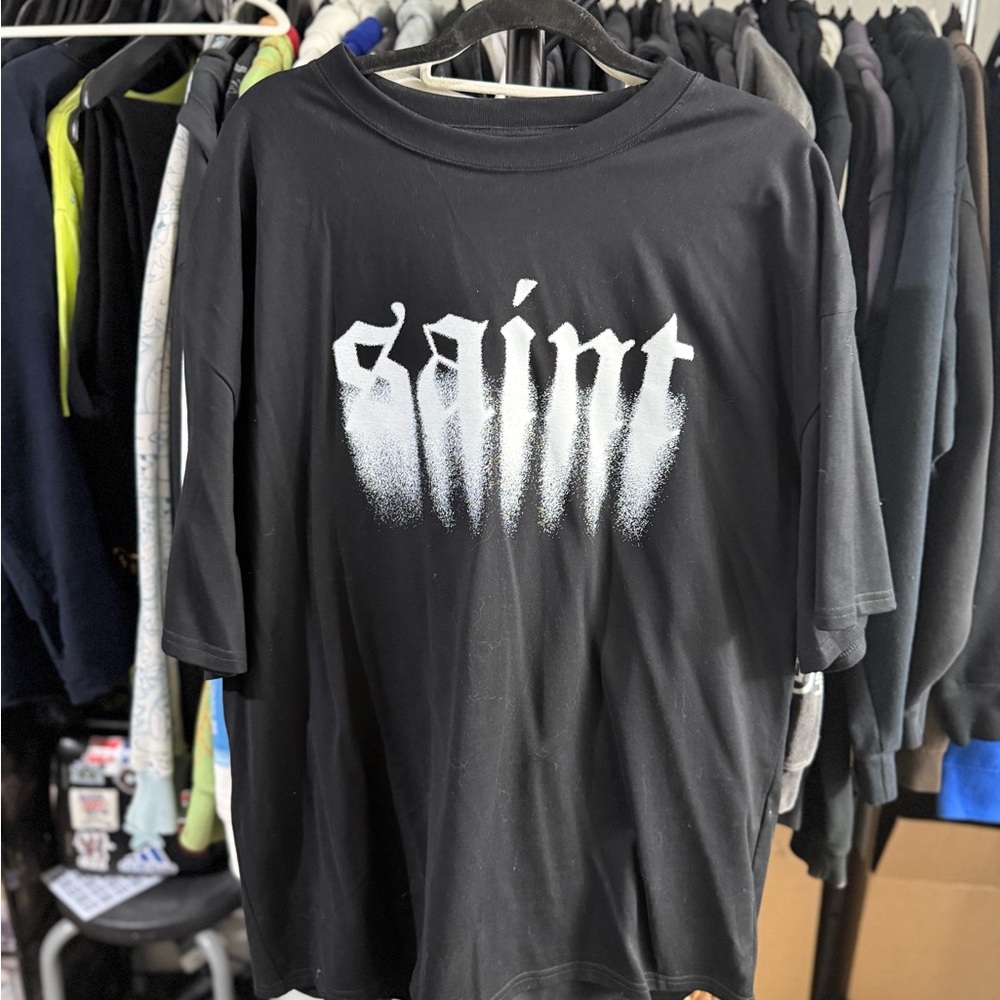 Saint Morta “Spray” Men’s XX Large T Shirt in white 100 percent cotton